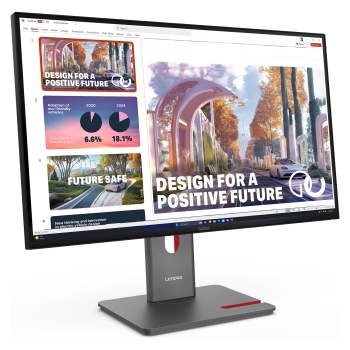 Preview: 68,6cm/27 (2560x1440) Lenovo ThinkVision P27QD-40 16:9 WQHD IPS 4ms 120Hz HDMI DisplayPort USB-C USB LAN VESA KVM