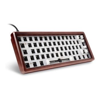 Preview: Sharkoon Gaming Tastatur Skiller SGK50S4 Gen2 Wood barebone