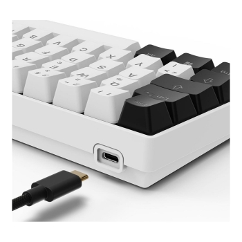 Preview: Sharkoon Gaming Tastatur Skiller SGK50S4 Gen2 weiß-gelb DE