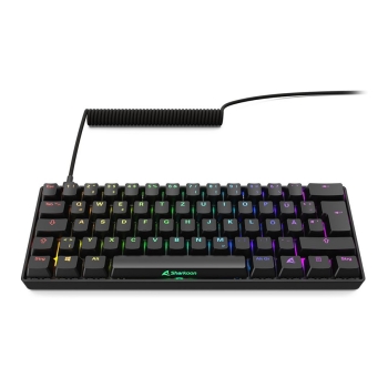 Preview: Sharkoon Gaming Tastatur Skiller SGK50S4 Gen2 schwarz-gelb D
