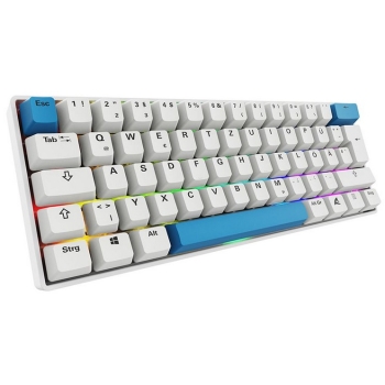 Sharkoon Gaming Tastatur Skiller SGK50S4 Gen2 PBT wei-gel DE