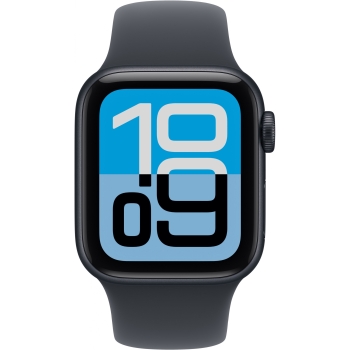 Preview: Apple Watch SE 3 Aluminium 40mm Mitternacht (Sportarmband mitternacht) S/M