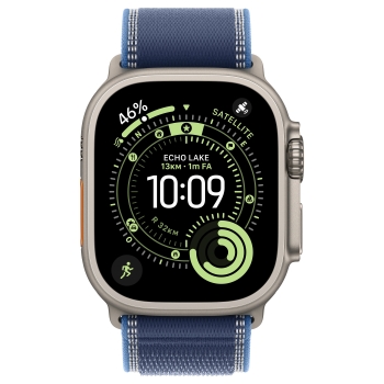 Preview: Apple Watch Ultra 3 Titanium Cellular 49mm Natur (Trail Loop blau/hellblau) M/L