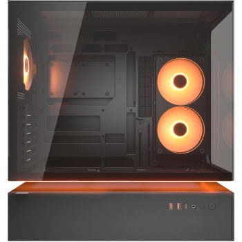 Preview: Midi COUGAR CFV235. ARGB. Glas. Schwarz