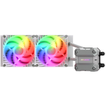 K COUGAR CPU Wasserkühlung Poseidon Ultra 240. ARGB. Weiß