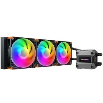 Preview: K COUGAR CPU Wasserkühlung Poseidon Ultra 360. ARGB. Schwarz