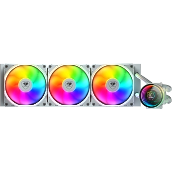 K COUGAR CPU Wasserkühlung Poseidon Elite 360. ARGB. Weiß