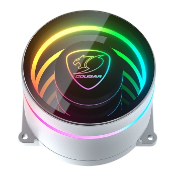 Preview: K COUGAR CPU Wasserkühlung Poseidon Elite 360. ARGB. Weiß