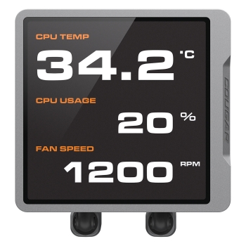 Preview: K COUGAR CPU Wasserkühlung Poseidon Vistek Pro 360.ARGB.Schw.