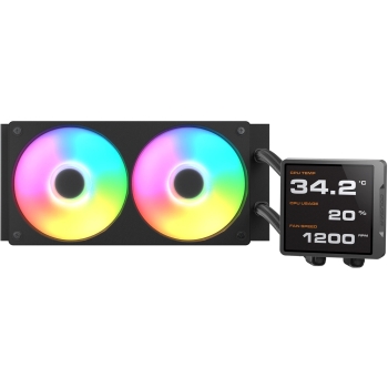 K COUGAR CPU Wasserkühlung Poseidon Vistek Pro 240.ARGB.Schw.