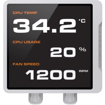 Preview: K COUGAR CPU Wasserkühlung Poseidon Vistek Pro 240.ARGB.Weiß