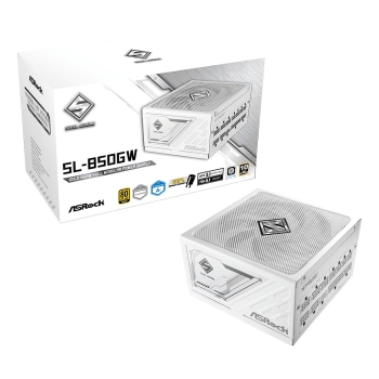 850W ASRock Steel Legend SL-850GW 850W ATX 80+ Gold white retail