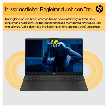 Preview: HP 15.6 FHD Laptop silber R7-7730U 16GB/512GB SSD Win11 15-fc0476ng