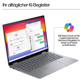 Preview: HP ENVY x360 2-in-1 Laptop 14 2.8K OLED Touch U5-125U 16GB/512GB Win 11 14-fc0450ng