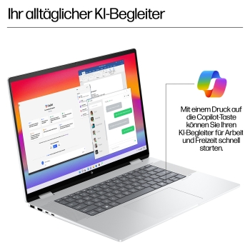 Preview: HP ENVY x360 16 WUXGA IPS Core™ Ultra 7 155U 16GB/512GB SSD Win11 16-ac0473ng