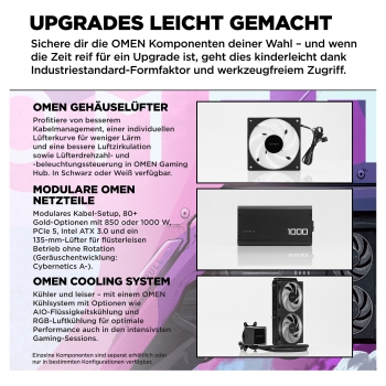 Preview: HP 35L Gaming Desktop GT16-0189ng(schwarz. ohne Betriebssystem)