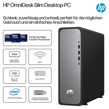 Preview: HP OmniDesk Slim Tower S03-0030ng Intel Core i3-14100
