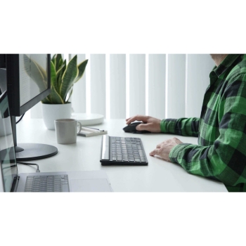 Preview: TARGUS EcoSmart antimicrobial hintergrundbeleuchtet - kabellos - Bluetooth 5.0 - QWERTY - Nordisch