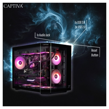 Preview: Captiva PC Highend Gaming R90-031 R7-5700X 32GB/1TB SSD RTX 5070 Win 11