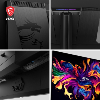 Preview: MSI MPG 321URXDE QD-OLED (80 cm (31.5 Zoll). schwarz. UltraHD/4K. QD-OLED. Adaptive-Sync. USB-C. 240Hz Panel)