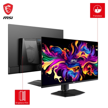 Preview: MSI MPG 321URXDE QD-OLED (80 cm (31.5 Zoll). schwarz. UltraHD/4K. QD-OLED. Adaptive-Sync. USB-C. 240Hz Panel)