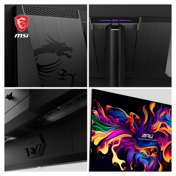 Preview: MSI MPG 321URXDE QD-OLED (80 cm (31.5 Zoll). schwarz. UltraHD/4K. QD-OLED. Adaptive-Sync. USB-C. 240Hz Panel)