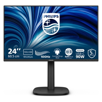 Philips 24B2U3301D - 24 Zoll Full HD. (1920x1080. 120 Hz. 1x HDMI 1.4. 1. DP 1.4. 1x DP schwarz