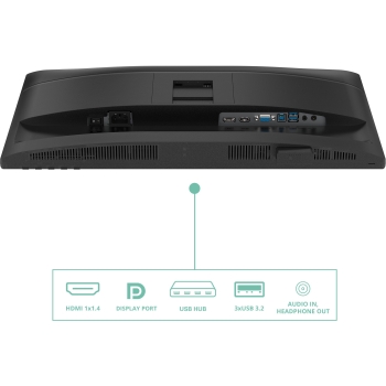 AOC 60.5cm (23.8) 24P4U 16:09 HDMI+DP+DVI+USB IPS Lift bk