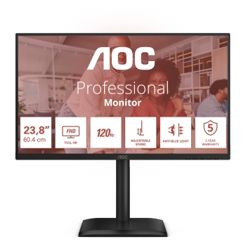 AOC 60.5cm (23.8) 24E4CV 16:09 HDMI+DP+USB-C Lift black