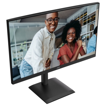 Preview: AOC U27E4CV - 27 Zoll Ultra HD. Lautsprecher. (3840x2160. 60 Hz. 2x HDMI 2.0. DisplayPort 1.4. USB-C (90W PD). RJ45. USB Hub) schwarz