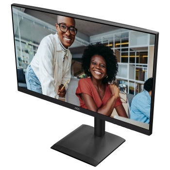 Preview: AOC U27E4CV - 27 Zoll Ultra HD. Lautsprecher. (3840x2160. 60 Hz. 2x HDMI 2.0. DisplayPort 1.4. USB-C (90W PD). RJ45. USB Hub) schwarz