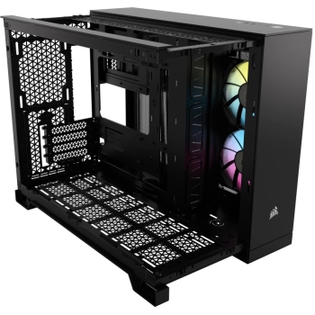 Preview: Corsair 2500X RGB schwarz Midi Tower mATX Gaming Gehäuse