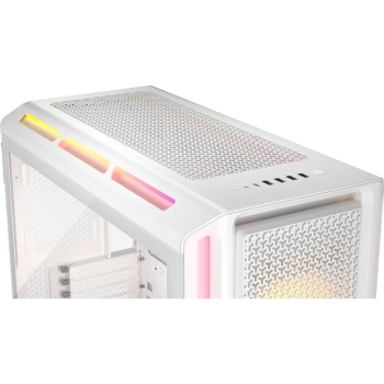 Preview: CORSAIR Midi 5000T LX RGB (Tempered Glass) White