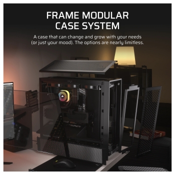 Preview: CORSAIR Frame 4000D Schwarz Midi Tower ATX Gaming Gehäuse