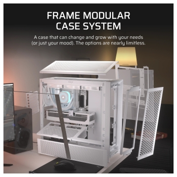 Preview: CORSAIR Frame 4000D Weiß Midi Tower ATX Gaming Gehäuse