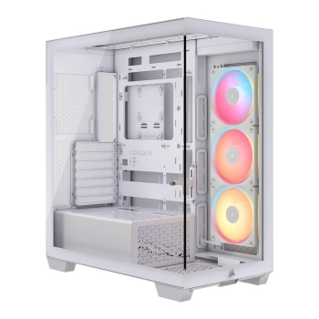 CORSAIR Midi 3500X LXR LINK (Tempered Glass) White