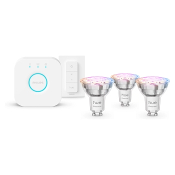 Philips Hue Starter Kit Essential GU10 3P+Switch+V2 bridge
