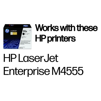 Preview: HP 90A Original Toner schwarz Standardkapazitt 10.000 Seiten 1er-Pack Smart printing Technology