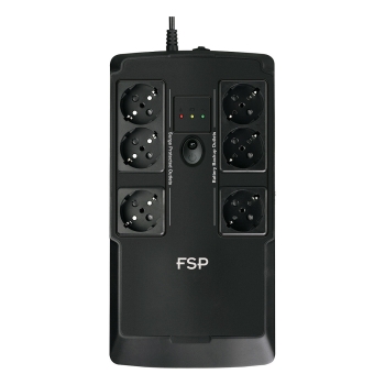 Preview: FSP NanoFit 800 800VA 480W RJ45 LCD 6xSCHUKO