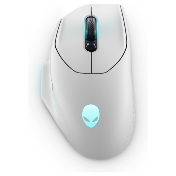 Dell Alienware AW620M - Maus - Fr Rechtshnder - optisch - 7 Tasten - kabelgebunden. kabellos - USB. 2.4 GHz