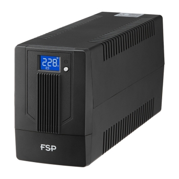 FSP iFP800 Line-interactive UPS 800VA.480W.SCHUKO*2.12V/9AH*1.LCD VERSION .230V