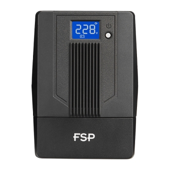 Preview: FSP iFP800 Line-interactive UPS 800VA.480W.SCHUKO*2.12V/9AH*1.LCD VERSION .230V