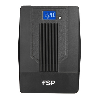 Preview: FSP iFP1000 Tower Line-interactive 1000VA 600W 2xSCHUKO 2xIEC LCD