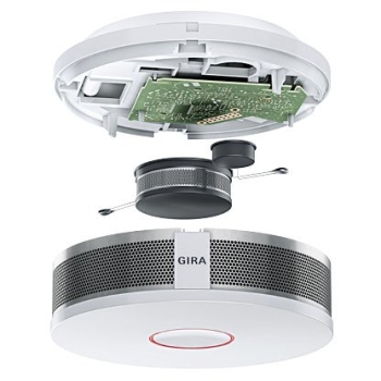 Preview: GIRA - Rauchwarnmelder Dual Q Reinweiss