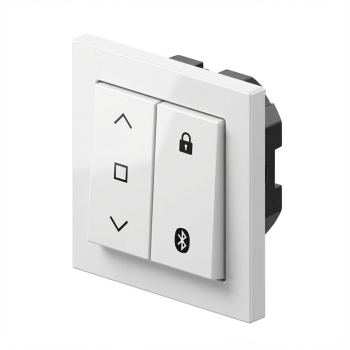 Gira S3000 Jalousie- und Schaltuhr BT Pfeilsymbole System 55 Reinweiß glänzend