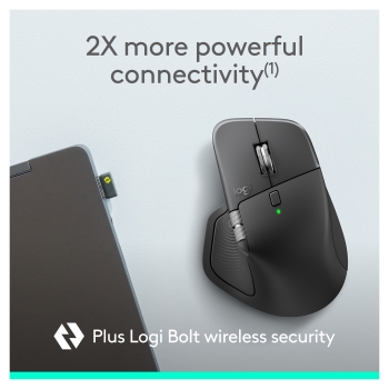 Preview: Logitech MX Master 4 for Business - GRAPHITE - 2.4GHZ/BT Business Version