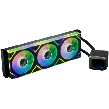 Preview: K COOLER XPG Levante II 360 AIO Wasserkühlung 360mm schwarz ARGB
