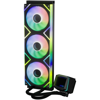 Preview: K COOLER XPG Levante II 360 AIO Wasserkühlung 360mm schwarz ARGB