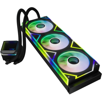 Preview: K COOLER XPG Levante II 360 AIO Wasserkühlung 360mm schwarz ARGB