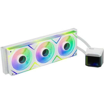 Preview: K COOLER XPG Levante II 360 AIO Wasserkühlung 360mm weiß ARGB